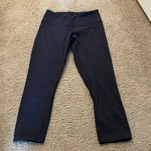 Black Cropped Lululemon Yoga Pants or Leggings